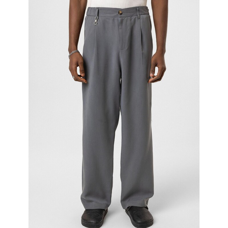 Dandalo Plisované nohavice sivá 65879804