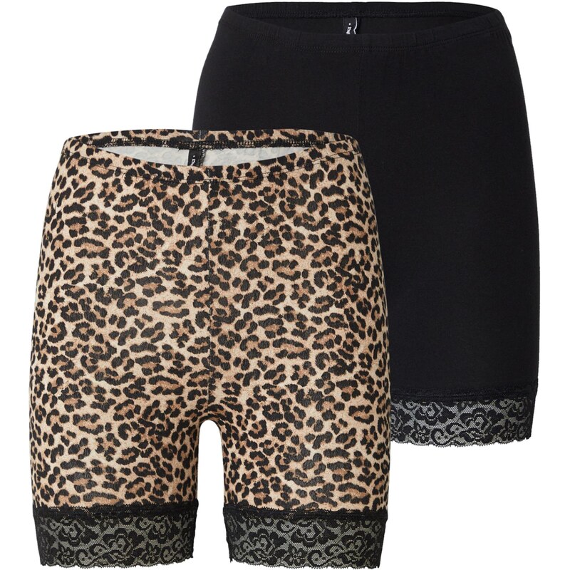 ONLY Legíny ONLLIVE LOVE béžová / hnedá / čierna 63806563