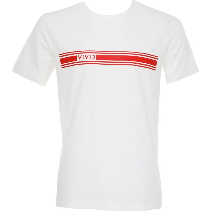 VIVID Tričko červená / biela 65653549