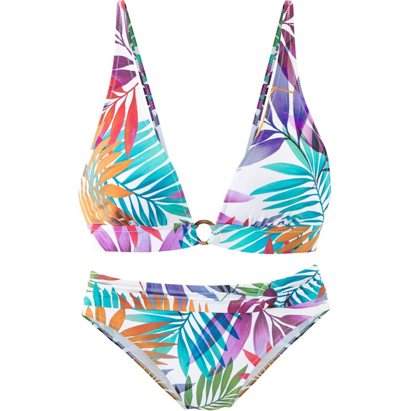 LASCANA Bikiny azúrová / fialová / oranžová / biela 63969763