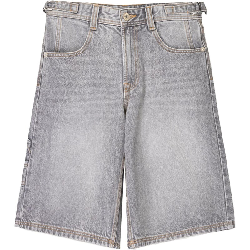 Bershka Džínsy svetlosivá 64413735