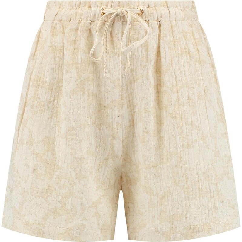 Shiwi Nohavice Mila Bohemian béžová / biela ako vlna 64077876