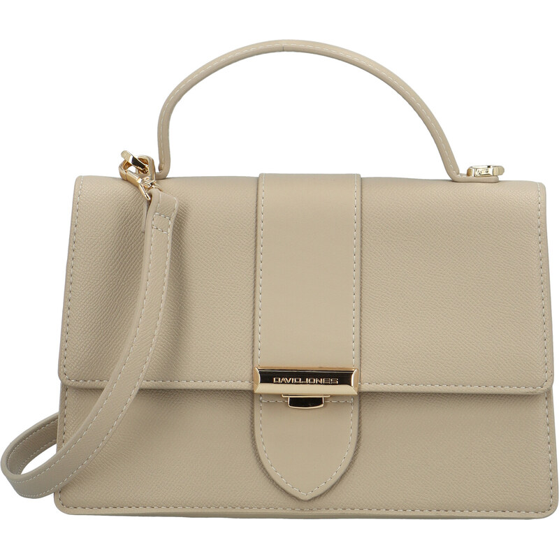 David Jones Dámska crossbody kabelka CM7355 Oatmeal Beige 66586365