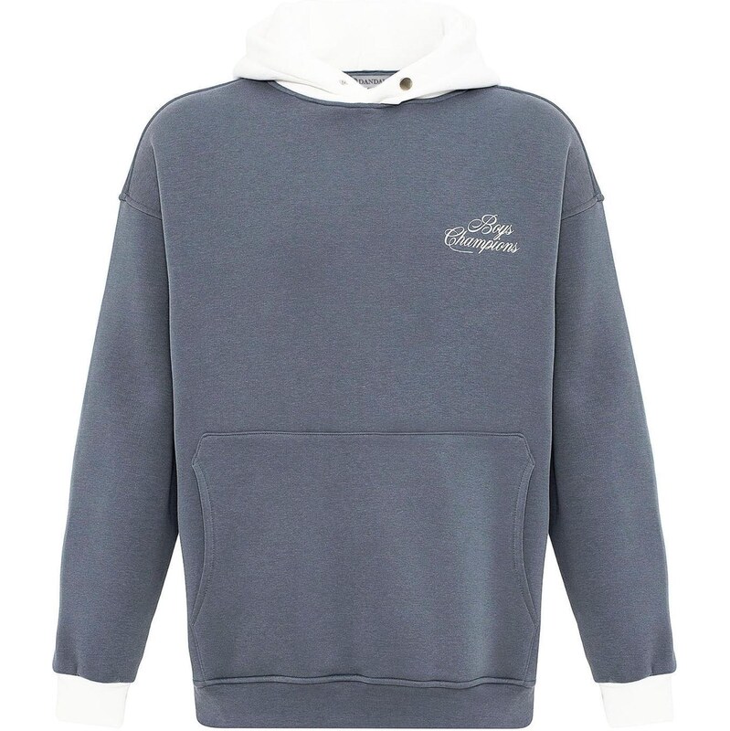 Dandalo Sveter modrosivá / šedobiela 65645062