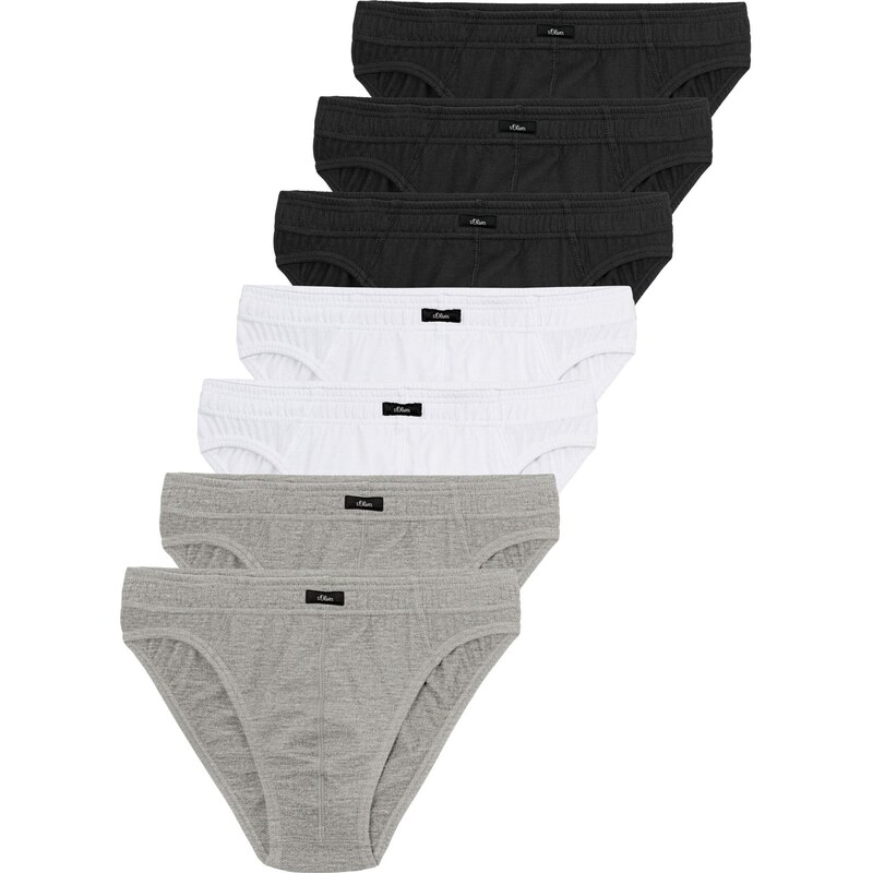 s.Oliver Nohavičky sivá / čierna / biela 63874031