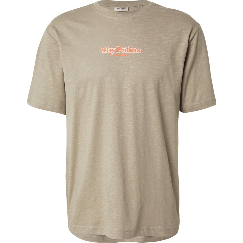 Only & Sons Tričko ONSLUIS kaki / pastelovo zelená / oranžová / čierna 63818311