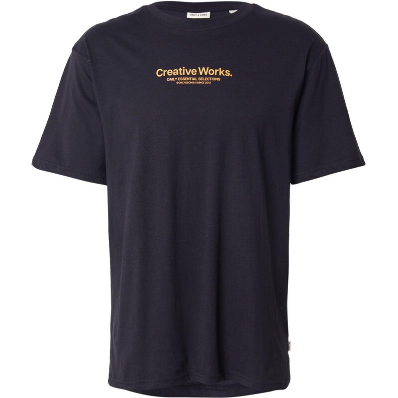 Only & Sons Tričko ONSMATTEO svetlosivá / svetlozelená / oranžová / 63818621