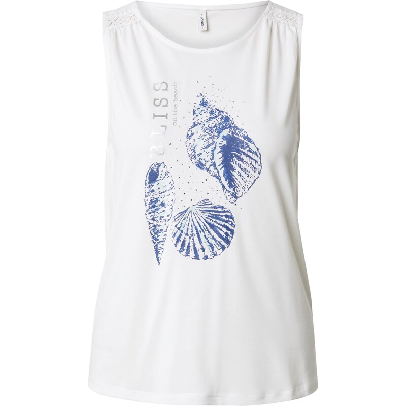 ONLY Top ONLFREE tmavomodrá / strieborná / biela 63818660