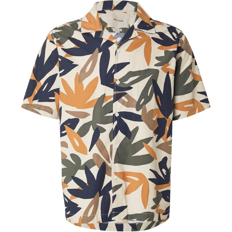 Only & Sons Košeľa ONSSAVELI piesková / tmavomodrá / sivá / kaki 63818674