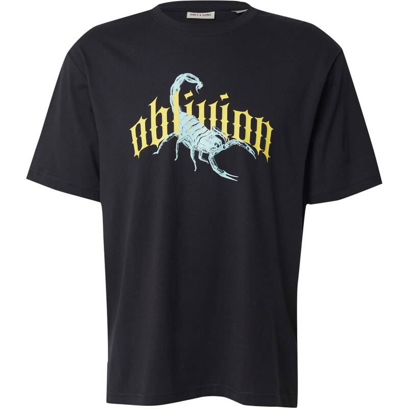 Only & Sons Tričko ONSMATTEO žltá / pastelovo zelená / čierna 63818997