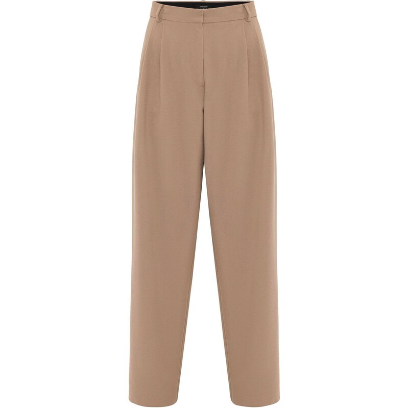 Antioch Plisované nohavice tmavobéžová 65676920