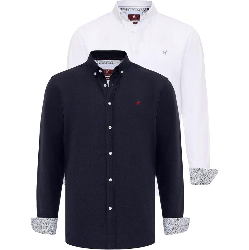 Williot Košeľa námornícka modrá / biela 65651685