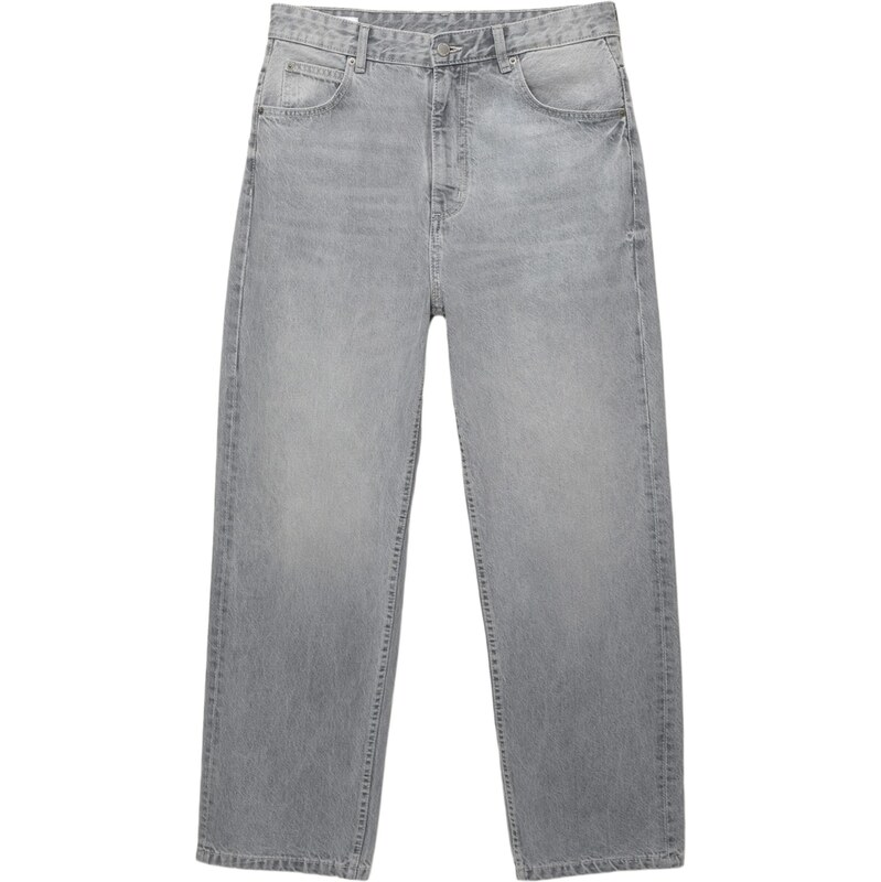 Pull&Bear Džínsy sivý denim 64293952
