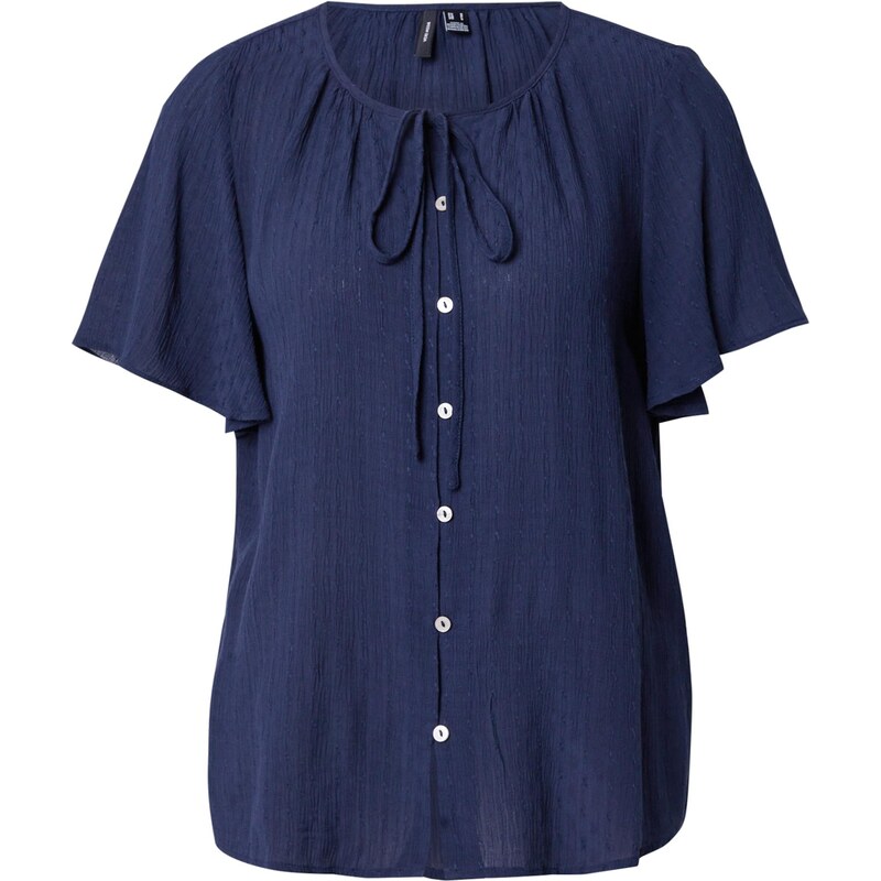 VERO MODA Blúzka VMGABBI námornícka modrá 65879964
