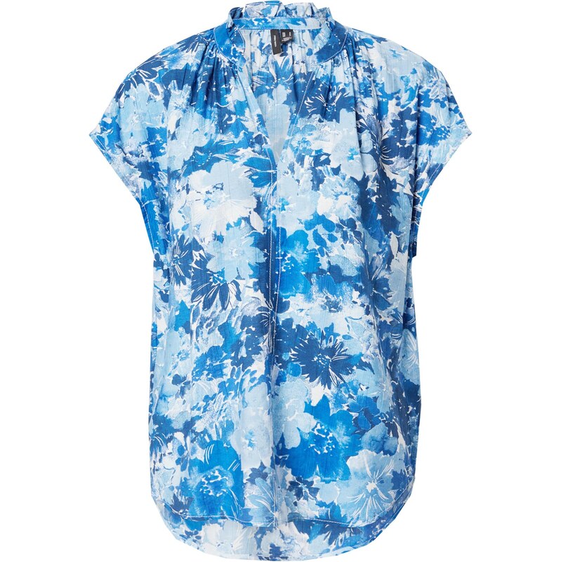 VERO MODA Blúzka VMMAJA DITA azúrová / svetlomodrá / tmavomodrá / 65879973