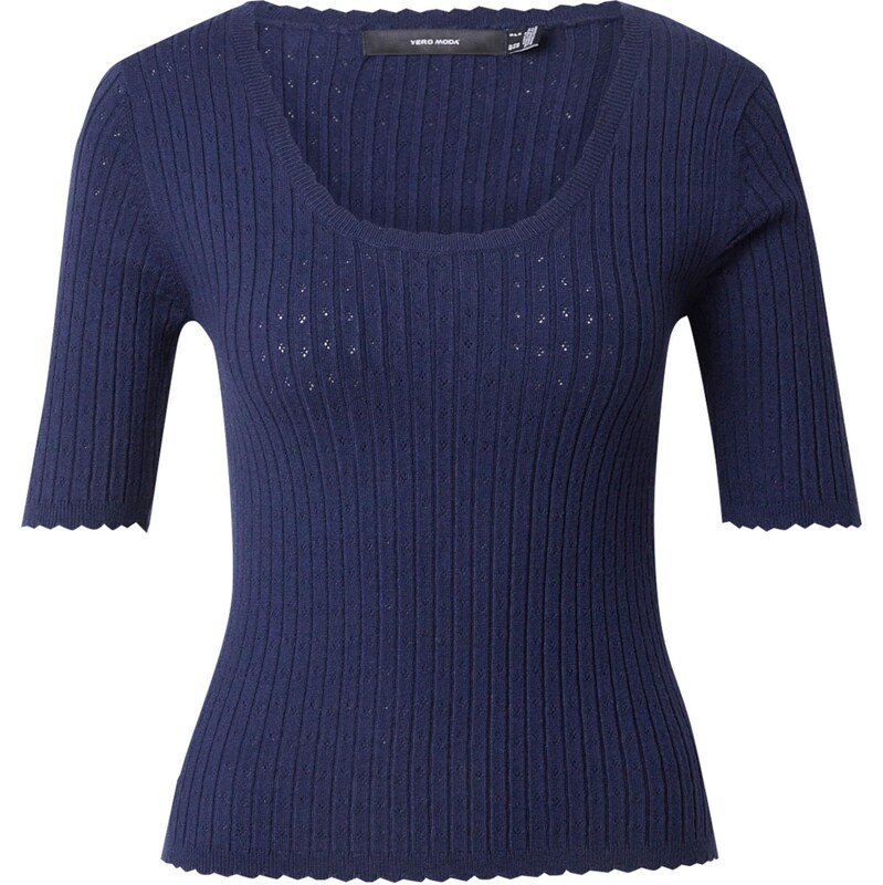 VERO MODA Sveter VMGOLD námornícka modrá 65879997