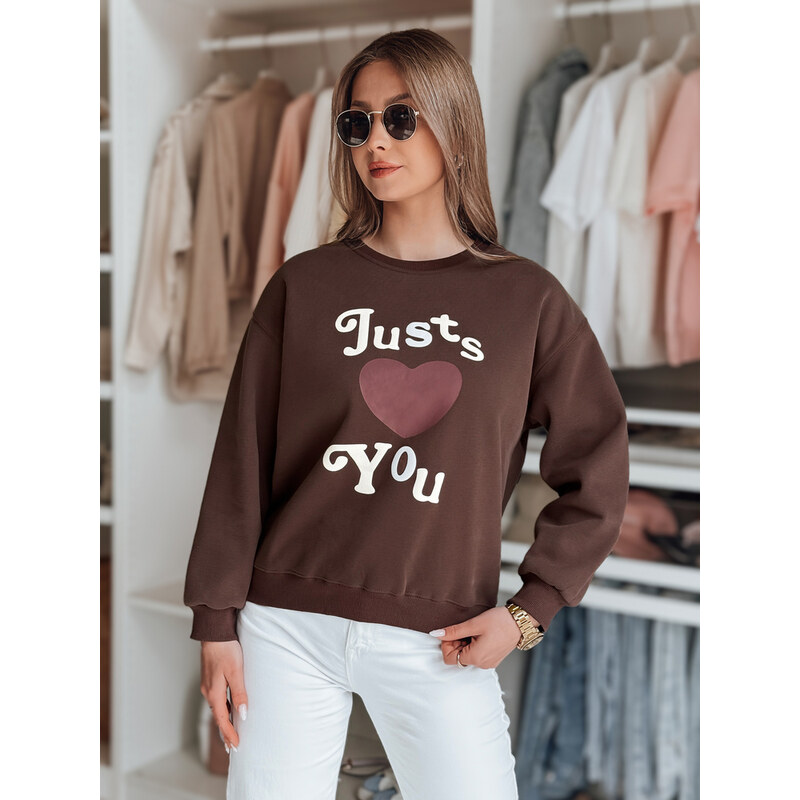 DStreet Dámska oversize mikina s nápisom 64793046