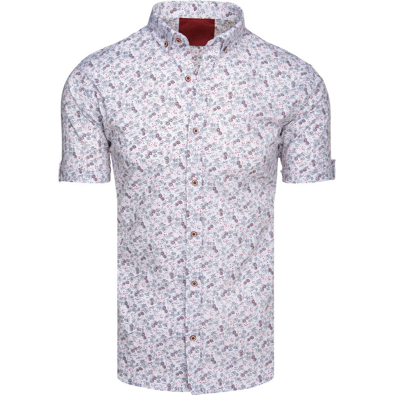 Pánska košeľa s krátkym rukávom Dstreet KX1060 - výpredaj 66820696