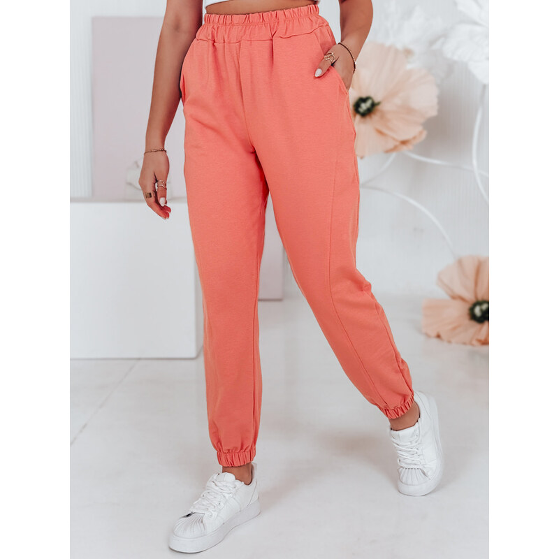 Dámske tepláky STIVEL broskyňové Dstreet UY0908 64693327