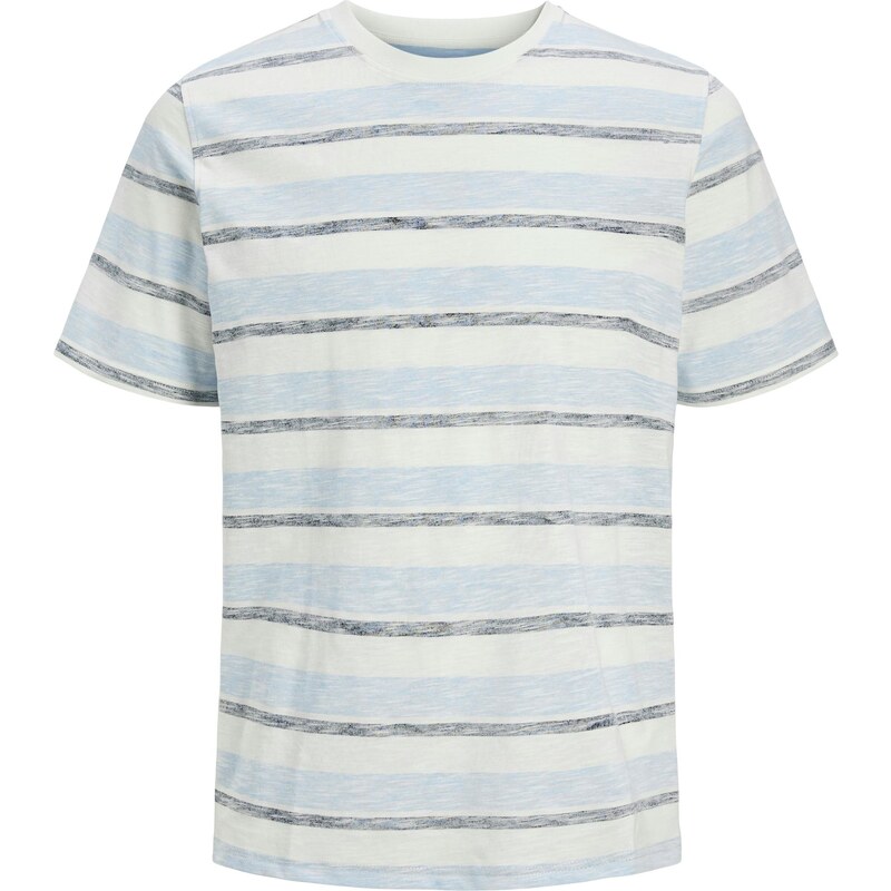 JACK & JONES Tričko JJBIRK tmavomodrá / svetlomodrá / biela 63834341