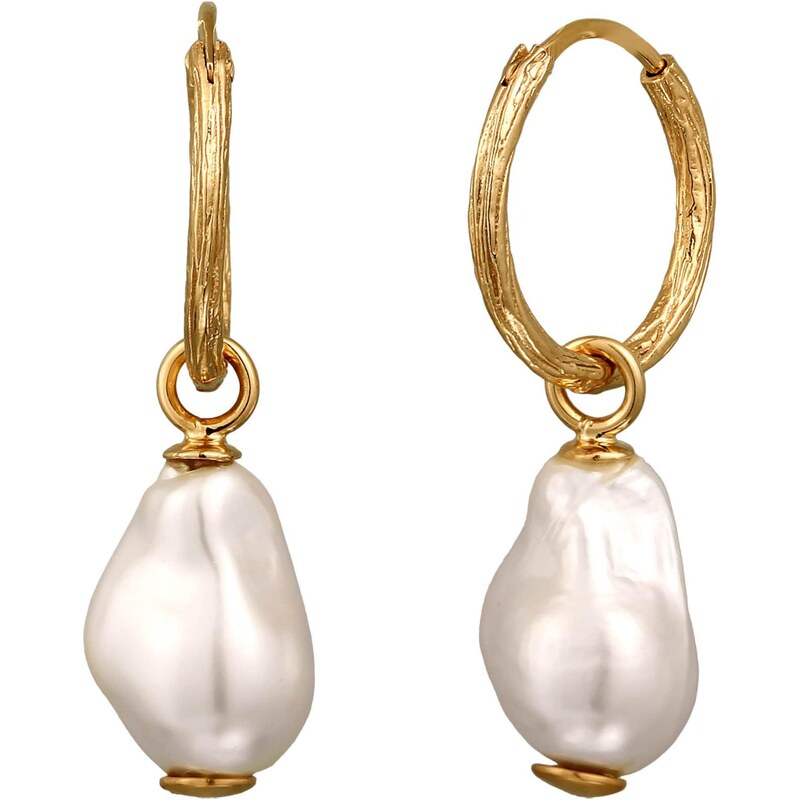 ELLI Náušnice zlatá / perlovo biela 65651712