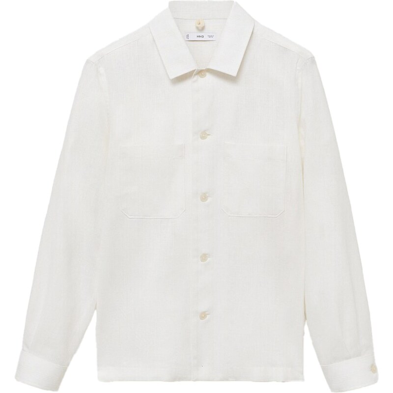 MANGO MAN Košeľa IBIZA prírodná biela 63834252