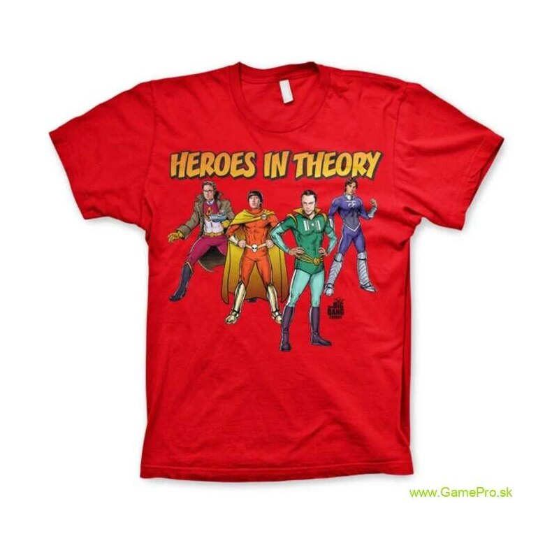 Hybris Big Bang Theory Heroes In Theory (tričko) 63842800