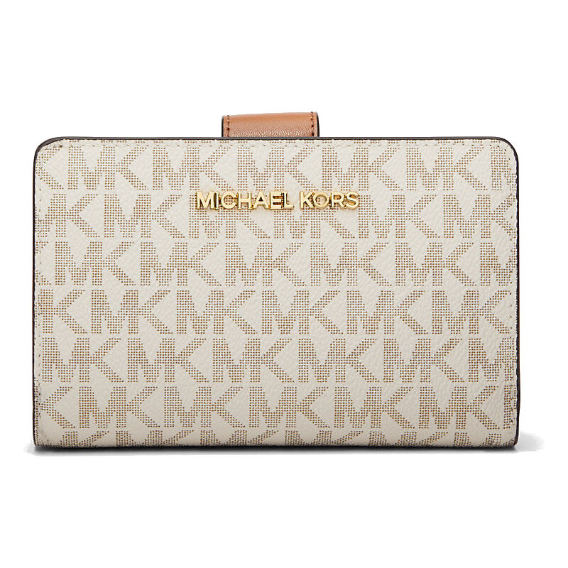 Michael Kors Peněženka Medium Signature Logo Wallet Vanilla 63855024