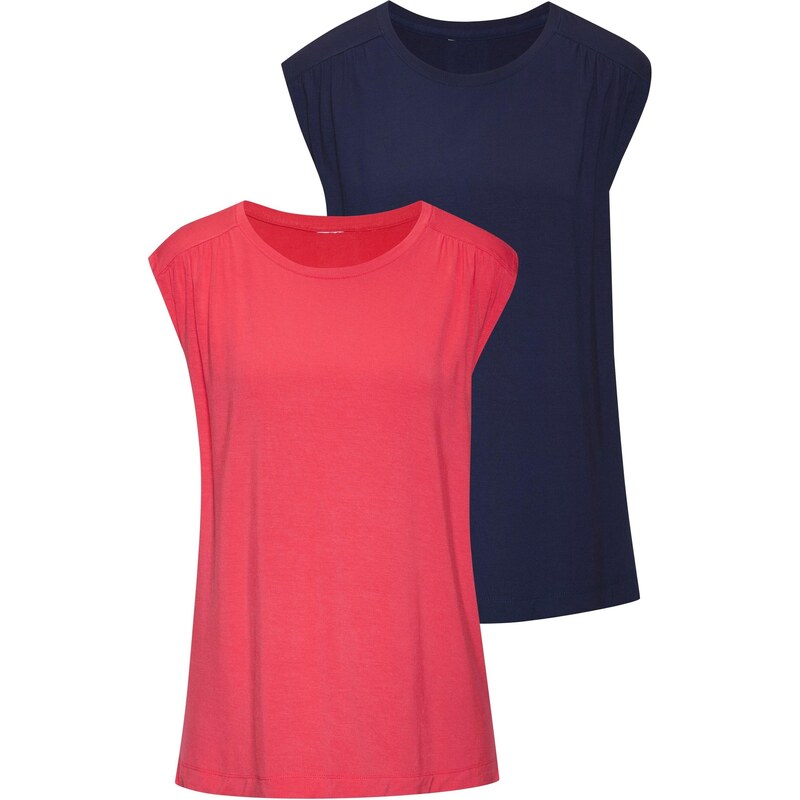 LASCANA Tričko námornícka modrá / červená 63362124