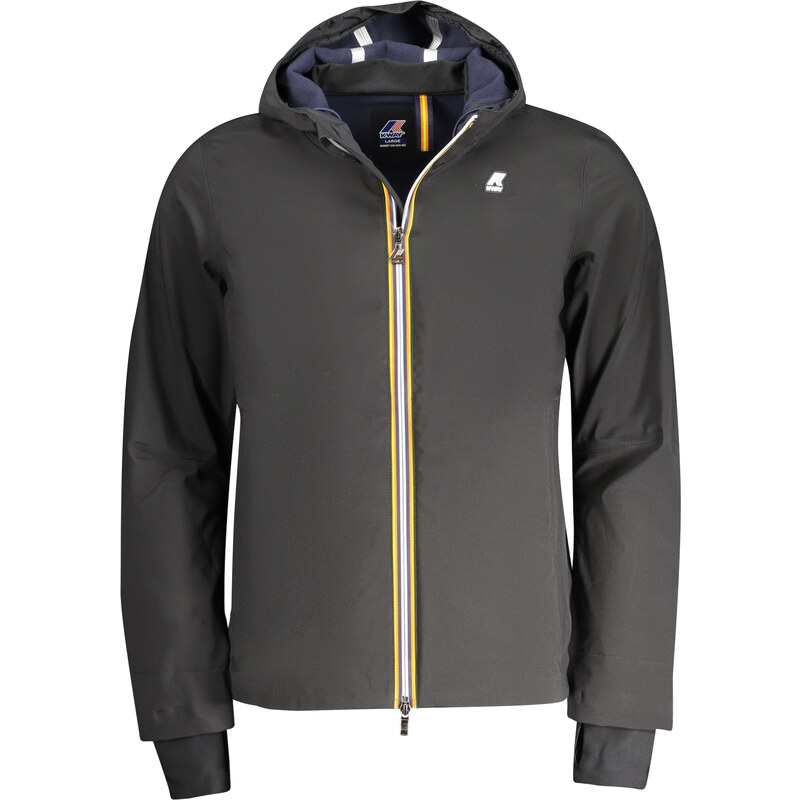 Pánska čierna športová bunda K-WAY 64710214