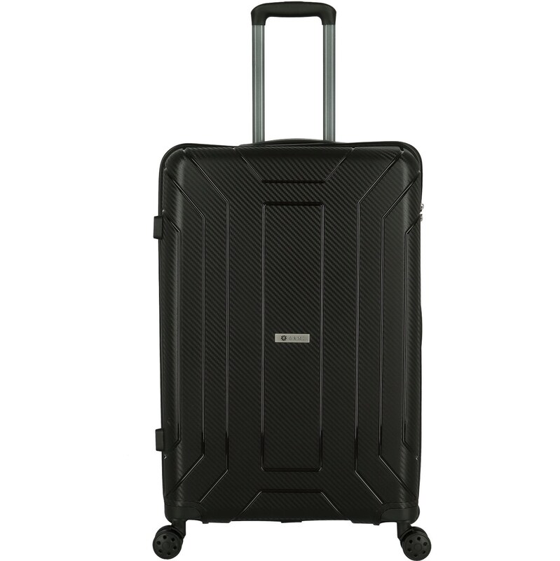 Cestovný plastový kufor čierny - Ormi Maroon L čierna 63935007