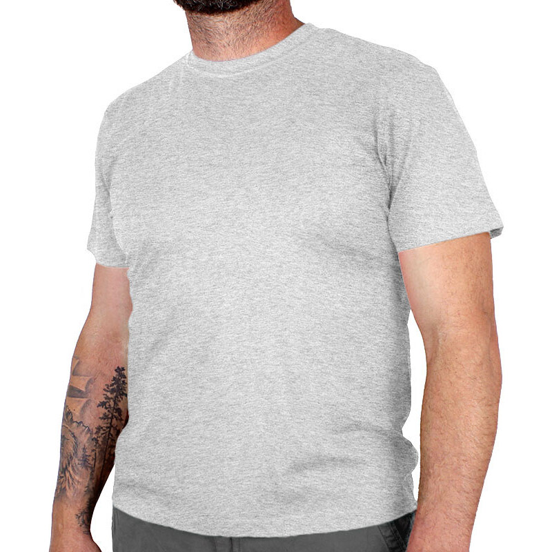 Tričko Malfini bledošedý melír 16957374