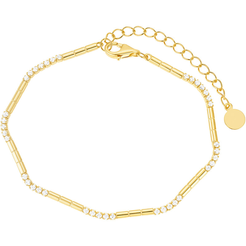 Olivie Strieborný náramok ZLATÝ POTOK 9606 64763489