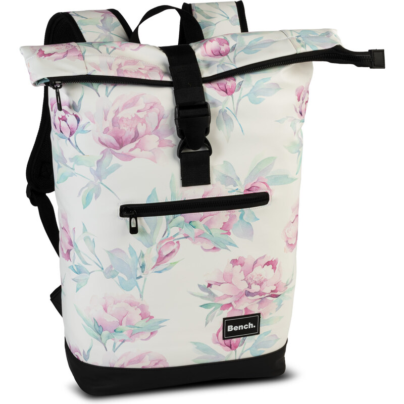 Bench Batoh Hydro roll-top - biela květiny 20l 64082607