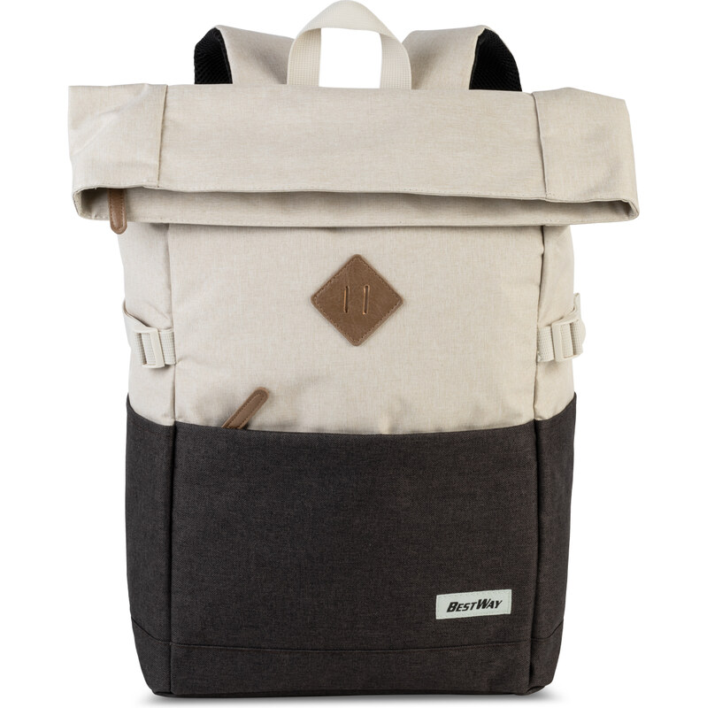 Bestway Batoh city roll-top - šedohnedá 19-25l 63868719