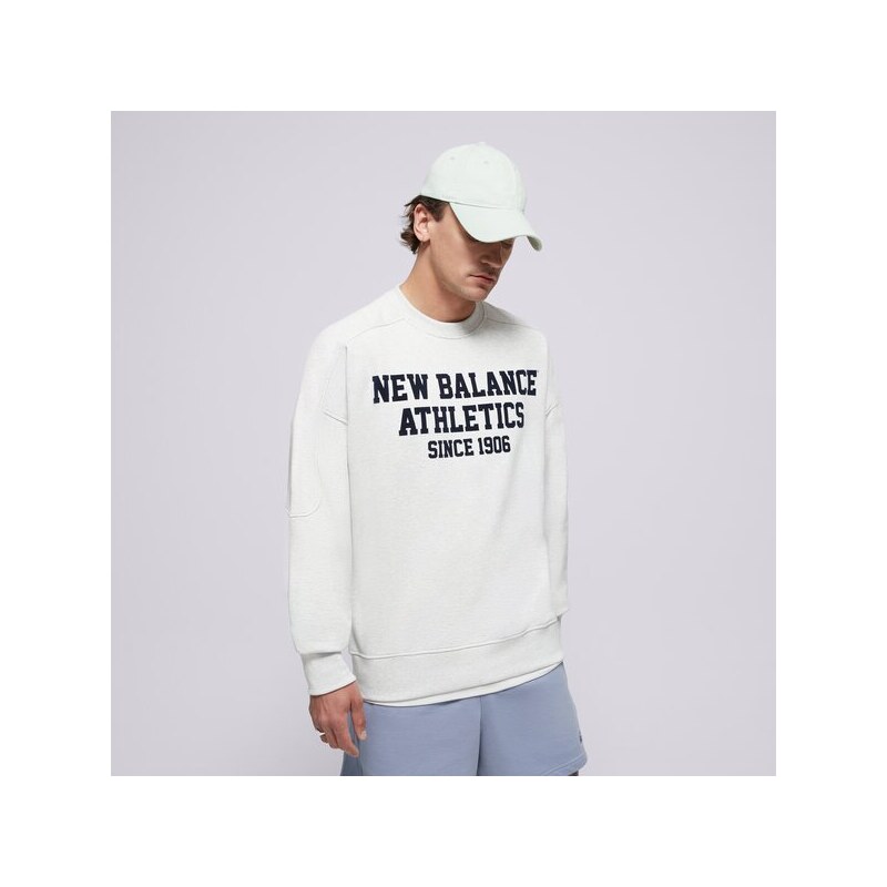 New Balance Mikina Varsity French Terry Graphic Crew Muži Oblečenie 63581415