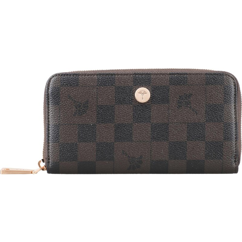 JOOP! Peňaženka Cortina Piazza Melete tmavohnedá / zlatá / antracitová 46293106