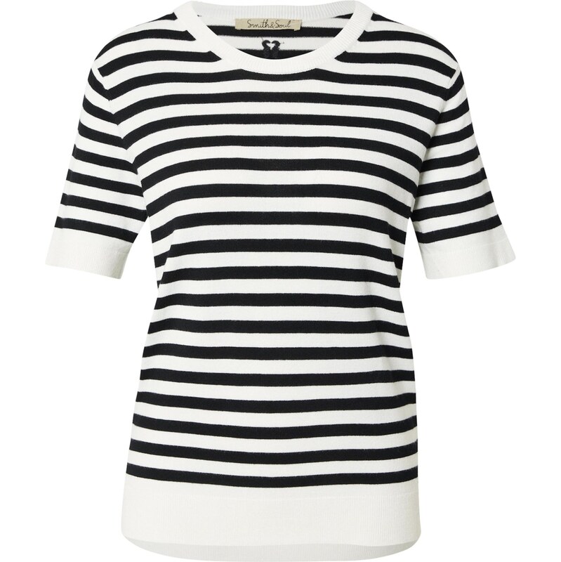 Smith&Soul Sveter čierna / biela 65966654