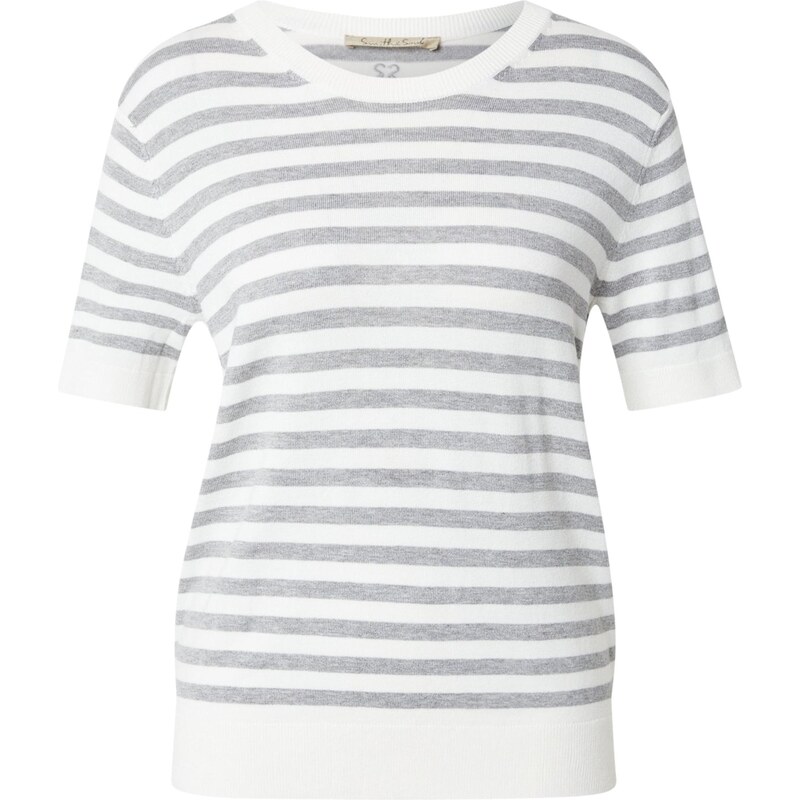 Smith&Soul Sveter sivá / biela 65966655