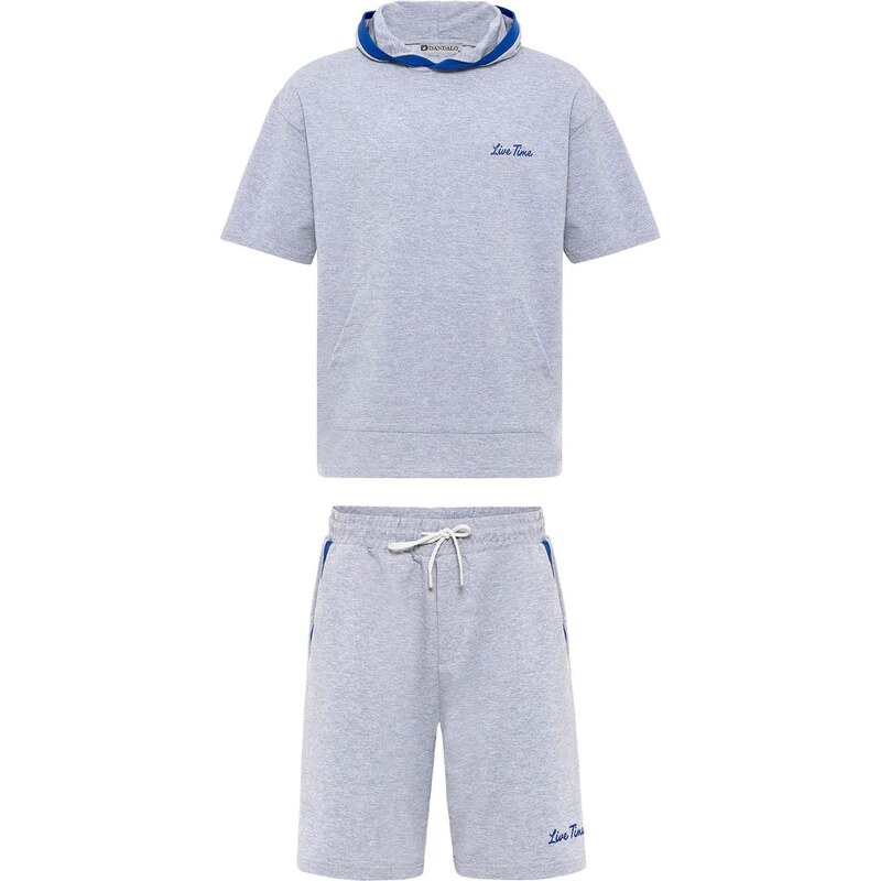 Dandalo Joggingová súprava modrá / sivá melírovaná 65921663