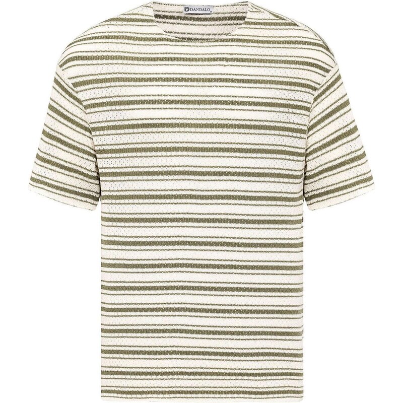Dandalo Tričko olivová / šedobiela 64521004