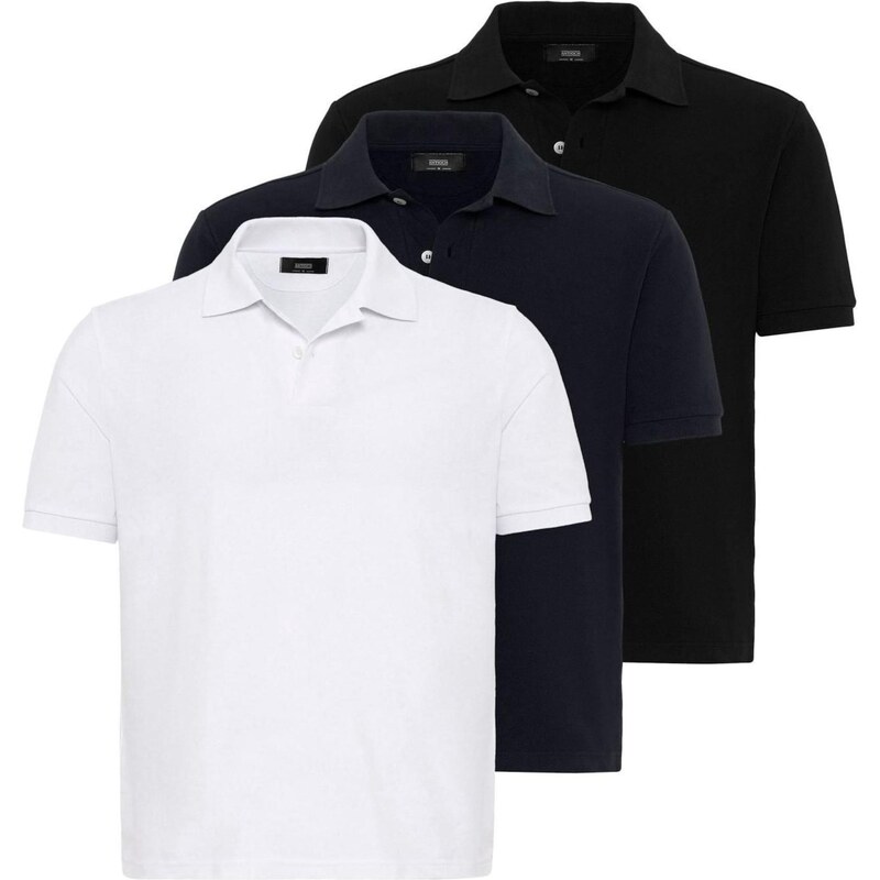 Antioch Tričko tmavomodrá / čierna / biela 65653755