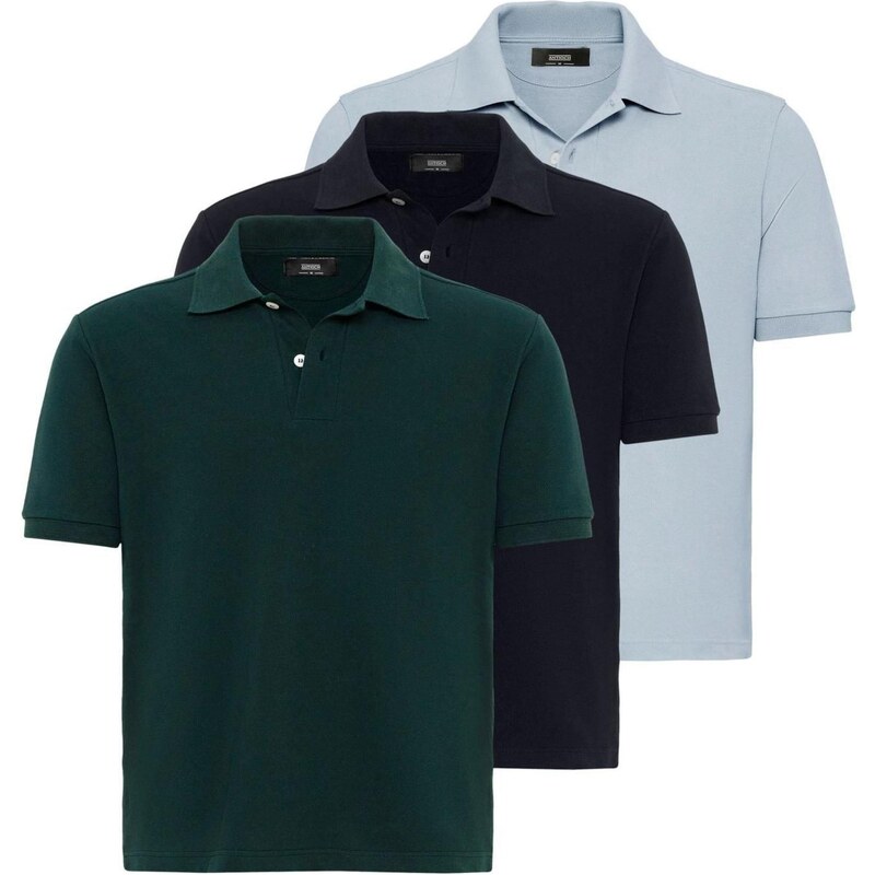 Antioch Tričko svetlomodrá / tmavozelená / čierna 65653756