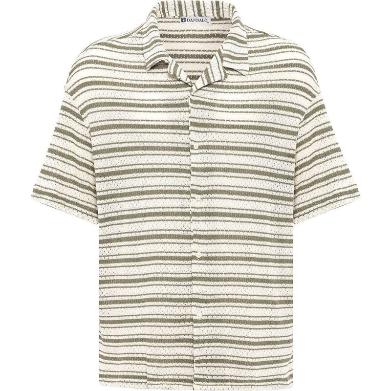 Dandalo Košeľa kaki / biela ako vlna 65653768