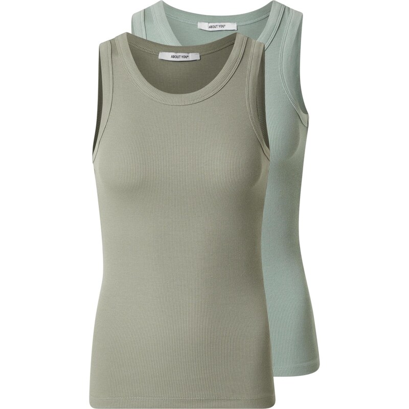ABOUT YOU Top Lola mätová / pastelovo zelená 65043366