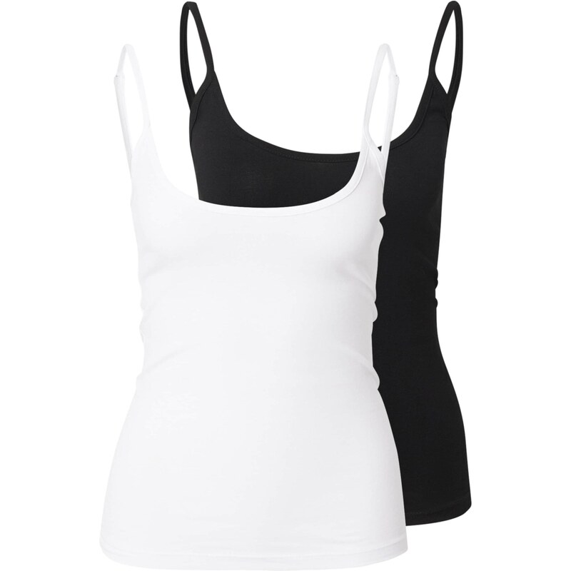 ABOUT YOU Top Ria čierna / biela 66008162