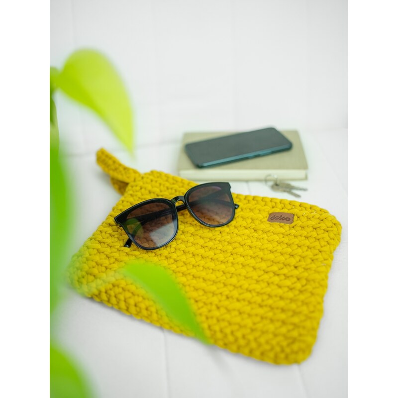 DOKE Háčkovaná taška na ruku Jersey gold 63926648