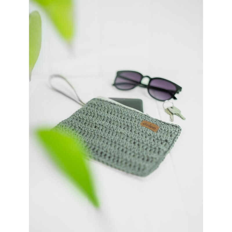 DOKE Háčkované vrecko Cat grey 63926652