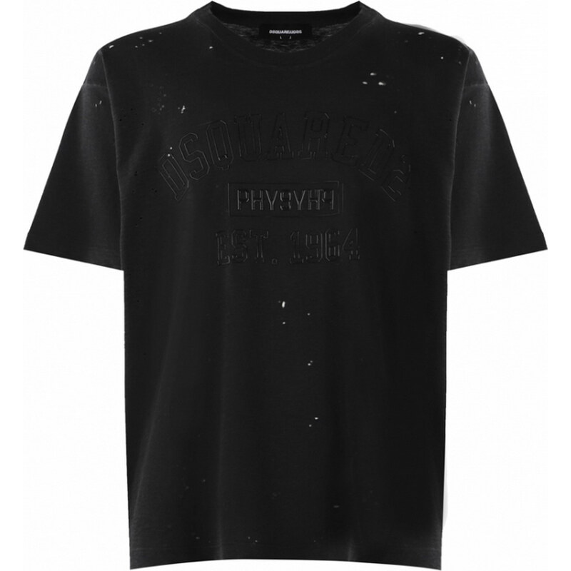 Čierne tričko Dsquared s krátkym rukávom 66824983