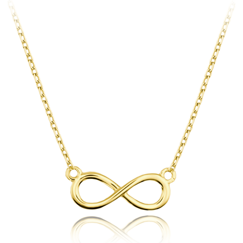 OLIVIE MINET Elegantní zlatý náhrdelník nekonečno Au 585/1000 64899282